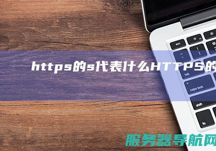 https的s代表什么 HTTPS 的安全性优势