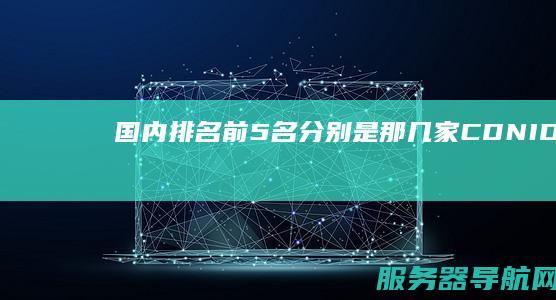 国内排名前5名分别是那几家！ CDN IDC