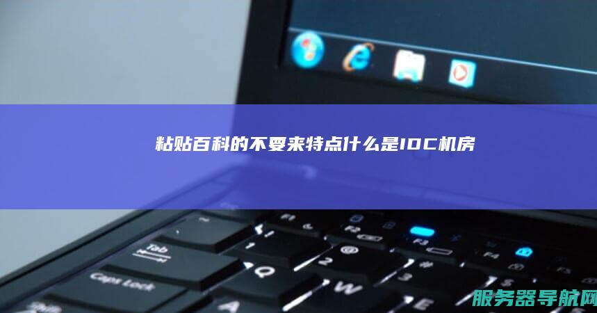 粘贴百科的不要来 特点 什么是IDC机房