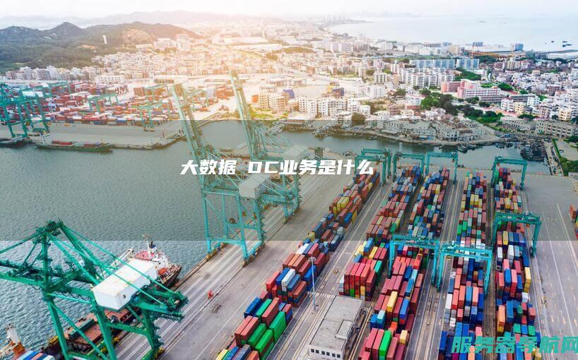 大数据ⅠDC业务是什么