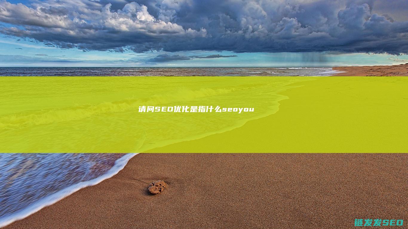 请问SEO优化是指什么 (seo you)
