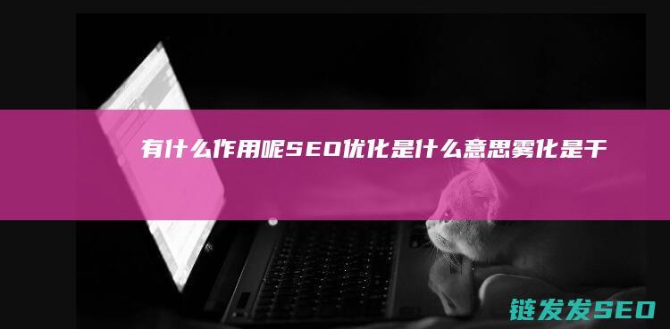 有什么作用呢 SEO优化是什么意思 (雾化是干嘛的有什么作用呢)