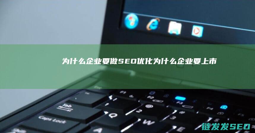 为什么企业要做SEO优化 (为什么企业要上市)