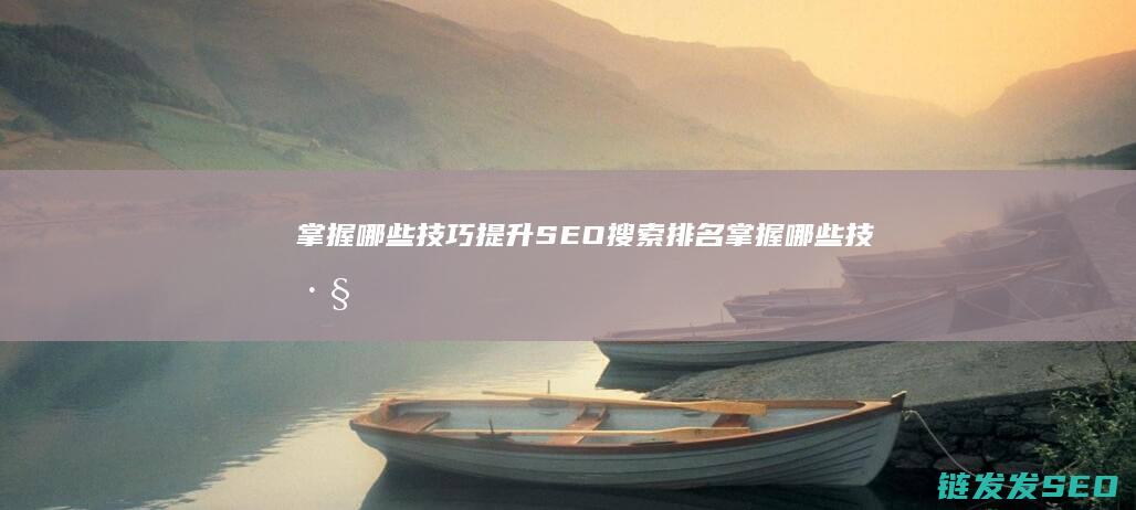 掌握哪些技巧提升SEO搜索排名 (掌握哪些技巧和方法可以提高仰卧起坐成绩?)