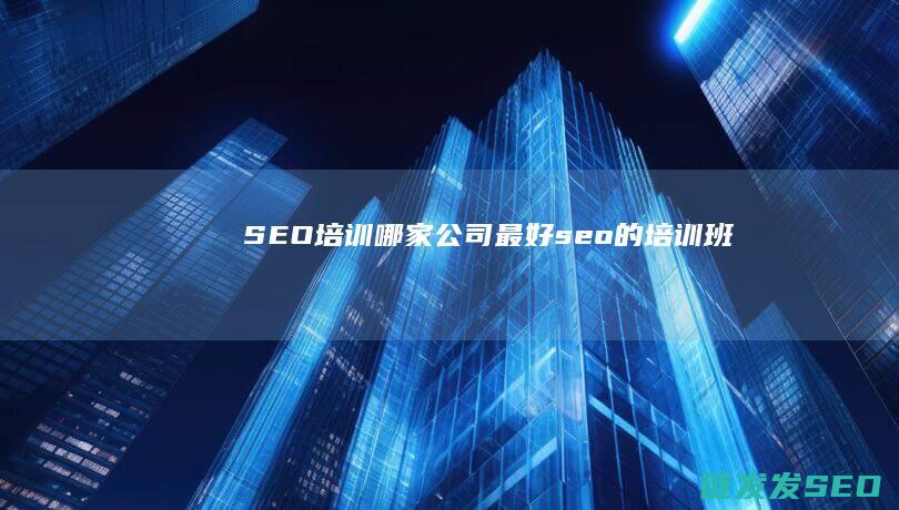 SEO培训哪家公司最好 (seo的培训班)