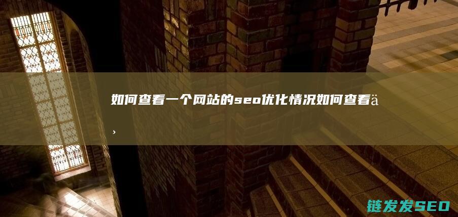 如何查看一个网站的seo优化情况 (如何查看一个身份证绑定了几个微信)