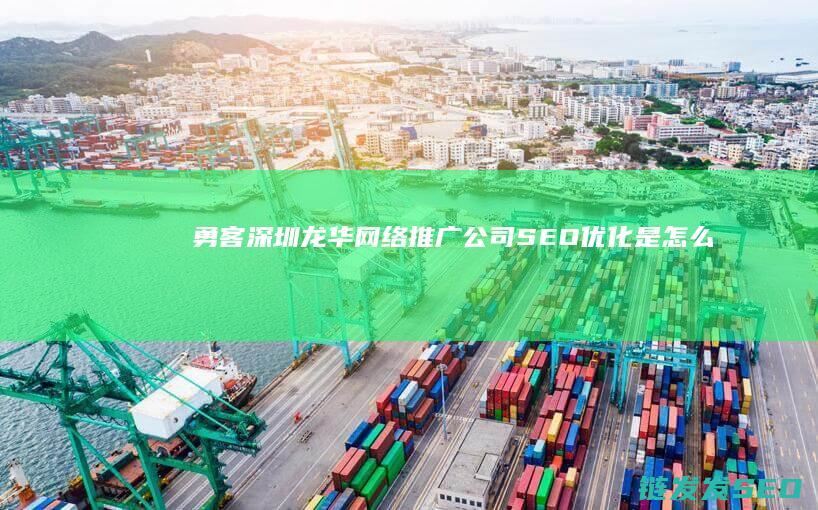 [勇客]深圳龙华网络推广公司SEO优化是怎么做的 (深圳勇哥)