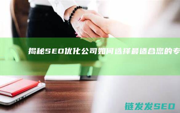揭秘SEO优化公司：如何选择最适合您的专业服务 (seo you)