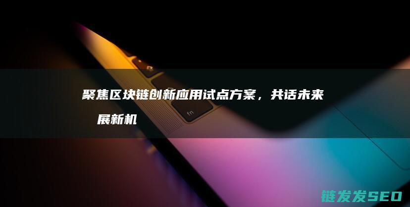 聚焦区块链创新应用试点方案，共话未来发展新机遇 (聚焦区块链创新发展)