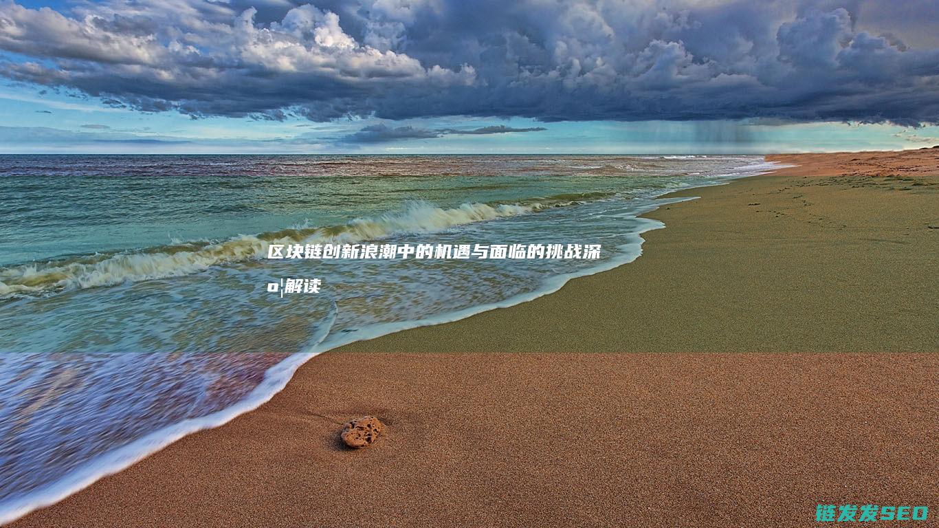 区块链创新浪潮中的机遇与面临的挑战深度解读 (区块链之新)