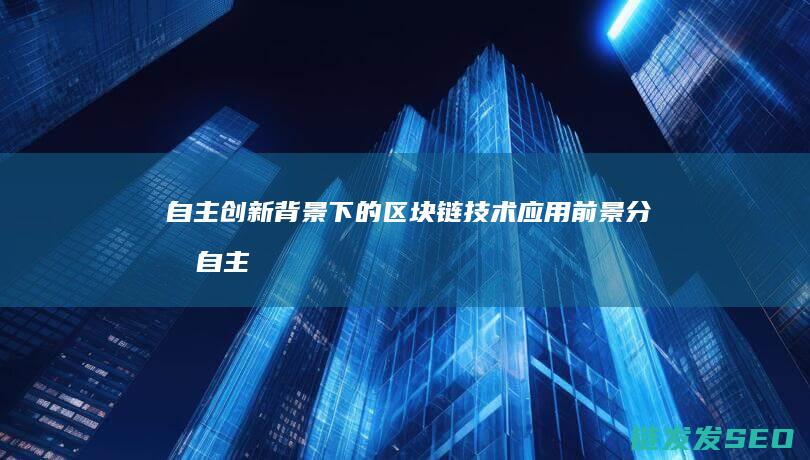 自主创新背景下的区块链技术应用前景分析 (自主创新背景介绍)