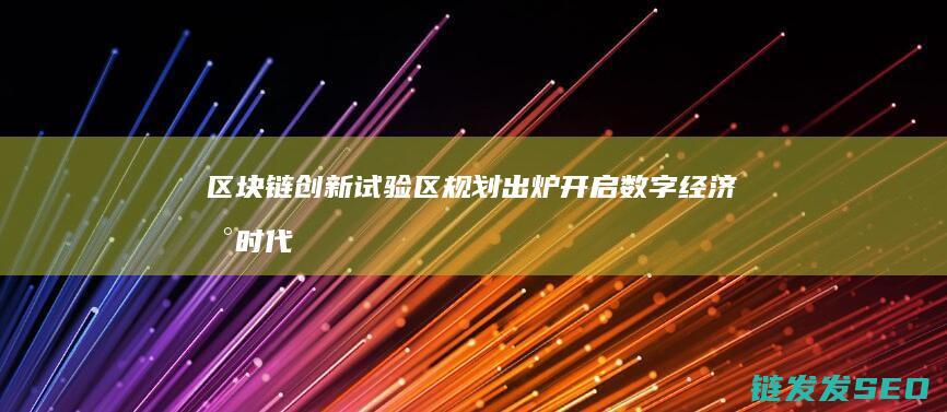 区块链创新试验区规划出炉：开启数字经济新时代 (区块链创新试点项目启动)