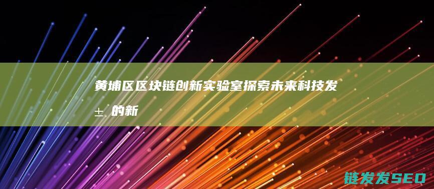 黄埔区区块链创新实验室：探索未来科技发展的新引擎 (黄埔区区块链补贴)