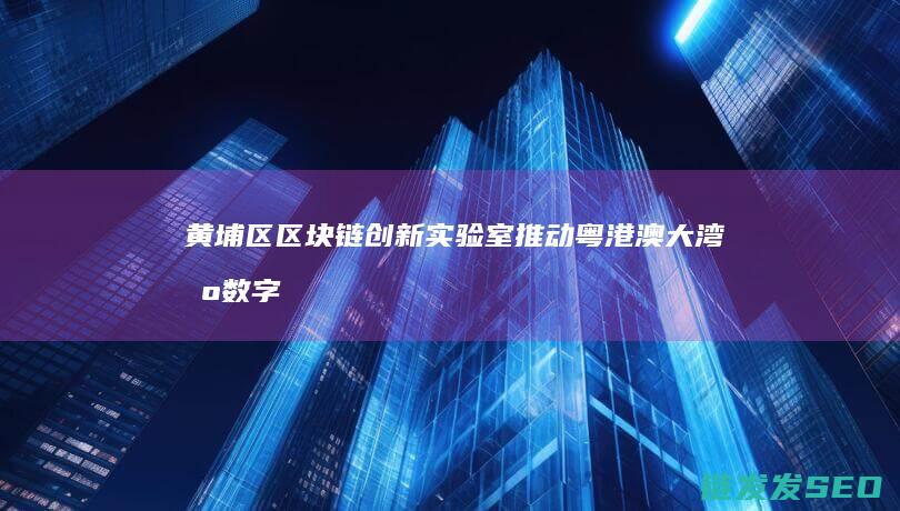 黄埔区区块链创新实验室：推动粤港澳大湾区数字经济发展的先锋力量 (黄埔区区块链公司招聘)