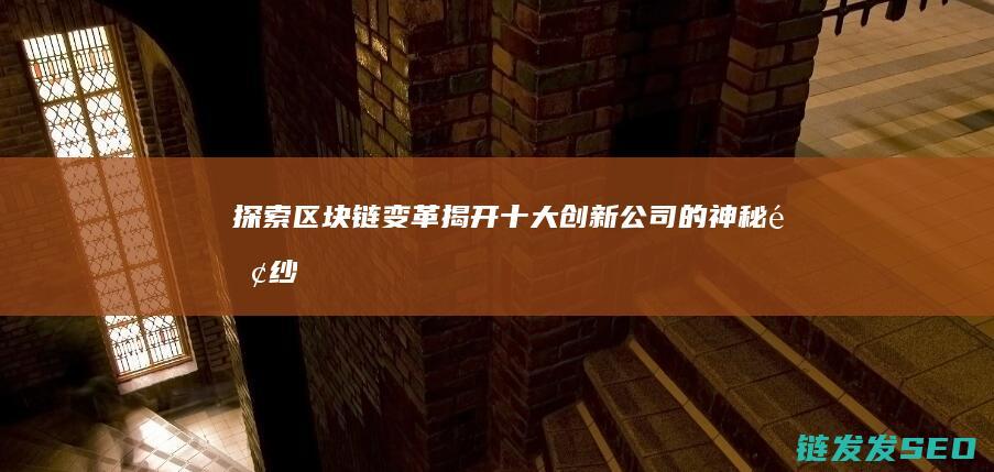 探索区块链变革：揭开十大创新公司的神秘面纱 (探索区块链变量的方法)