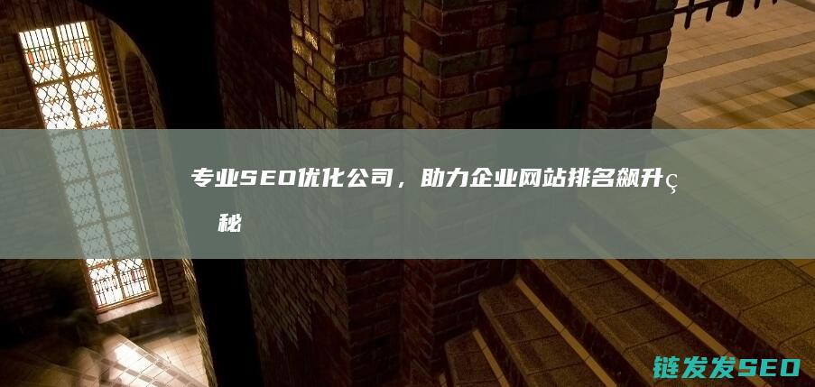 专业SEO优化公司，助力企业网站排名飙升的秘密武器 (专业seo哪些公司好)