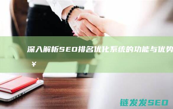 深入解析SEO排名优化系统的功能与优势 (深入解析sas电子版)