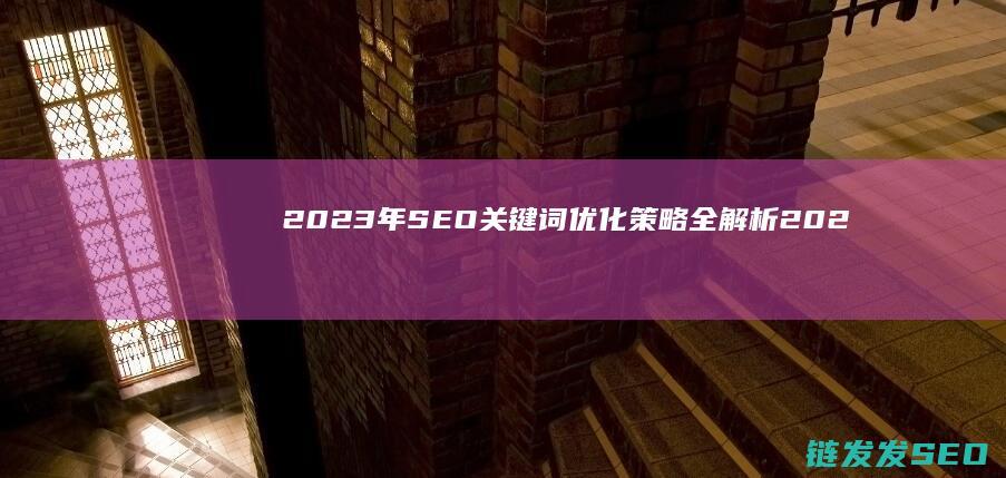 2023年SEO关键词优化策略全解析 (2023年属什么生肖)