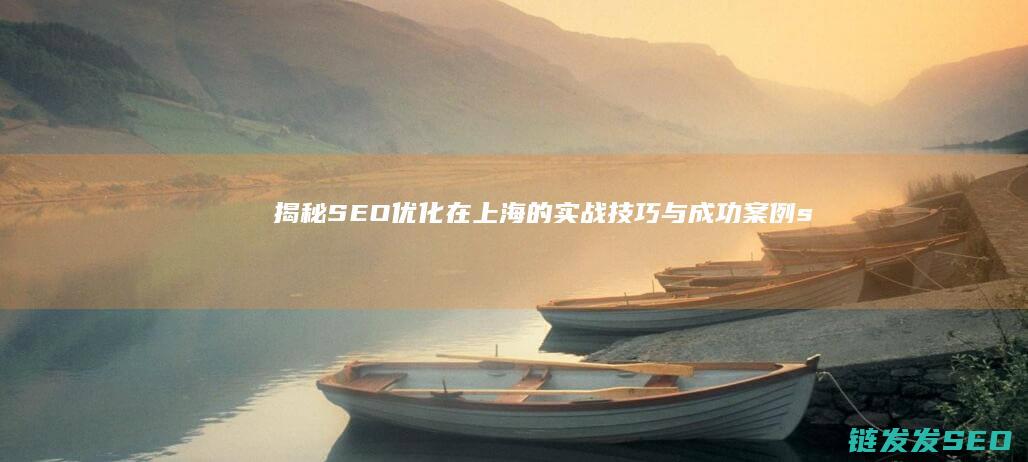 揭秘SEO优化在上海的实战技巧与成功案例 (seo的优化技巧和方法)