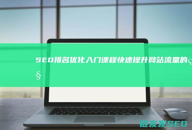 SEO排名优化入门课程：快速提升网站流量的秘密武器 (seo 排名)