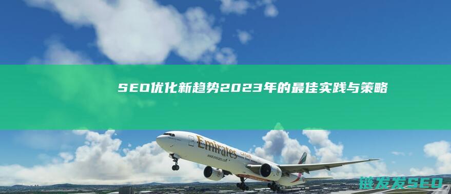 SEO优化新趋势：2023年的最佳实践与策略 (seo具体优化流程)