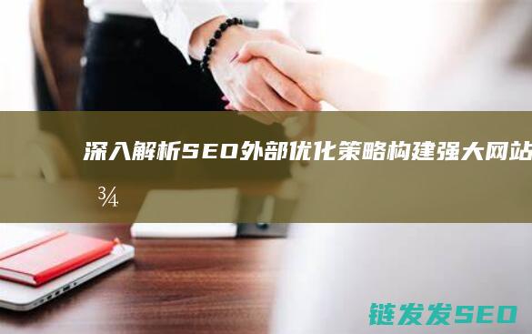 深入解析SEO外部优化策略：构建强大网站外链生态 (深入解析sas电子版)