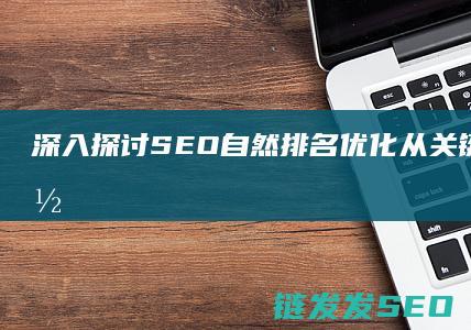 深入探讨SEO自然排名优化：从关键词到用户体验的全面解析 (深入探讨是什么意思啊)
