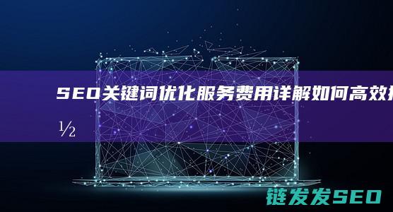 SEO关键词优化服务费用详解：如何高效提升网站排名？ (seo关键词什么意思)