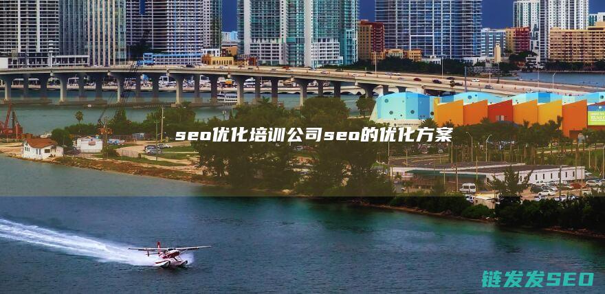 seo优化培训公司 (seo的优化方案)