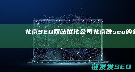 北京SEO网站优化公司 (北京做seo的公司)