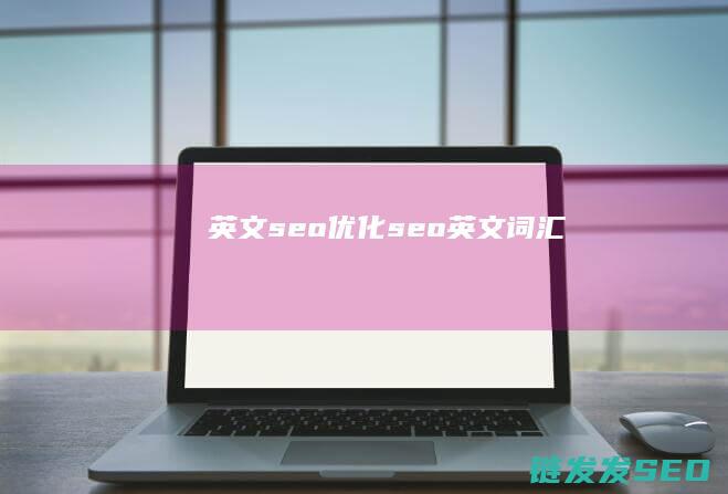 英文seo优化 (seo英文词汇)