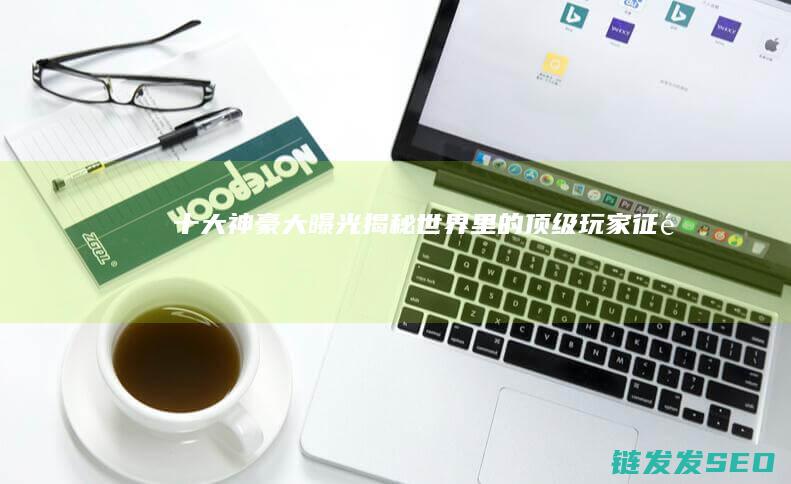十大神豪大曝光的顶级玩家