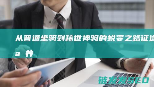 从普通坐骑到稀世神驹的蜕变之路-征途-坐骑养成之道-揭秘