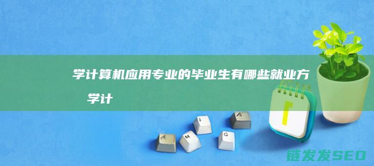 学计算机应用专业的毕业生有哪些就业方向 (学计算机应用可以从事什么职业)