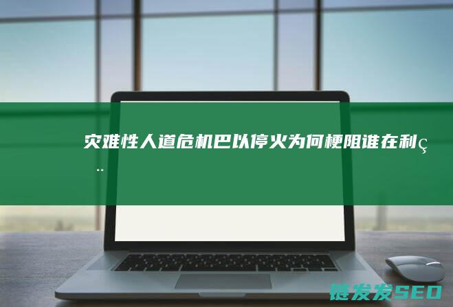 灾难性-人道危机-巴以停火为何梗阻-谁在利用加沙 (人道灾难是什么意思)