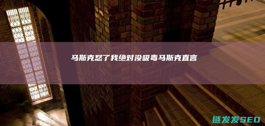 马斯克怒了-我绝对没吸毒 (马斯克直言)