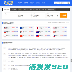 今日汇率查询