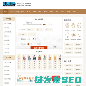 紫微斗数在线排盘与命盘自助详解