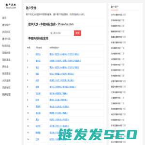 散户无忧