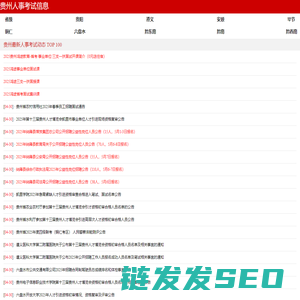 贵州人事考试信息网