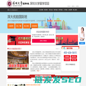 深圳大学留学项目（校方直招）