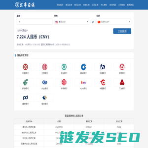 美元兑人民币汇率