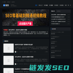 SEO优化入门与技术推广教程