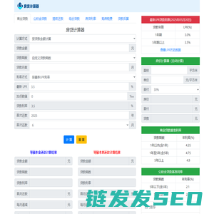 房贷计算器2025