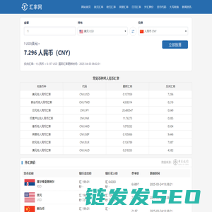 实时汇率查询
